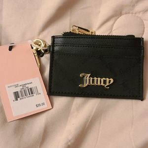 🖤 Juicy Couture Skye Jacquard Black Card Case 🖤